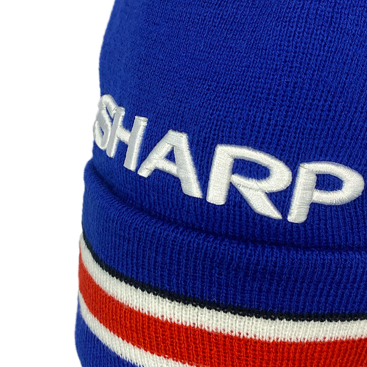 Retro Bobble Hat United 1985 Away Kit Colours - Blue