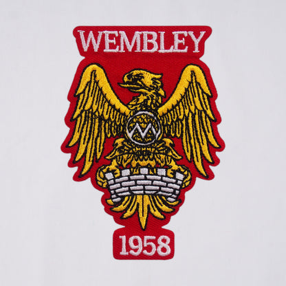 White V-Neck Wembley 58 Crest