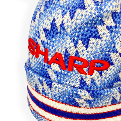 Retro Bobble Hat United 1990 Away Kit Colours - Blue