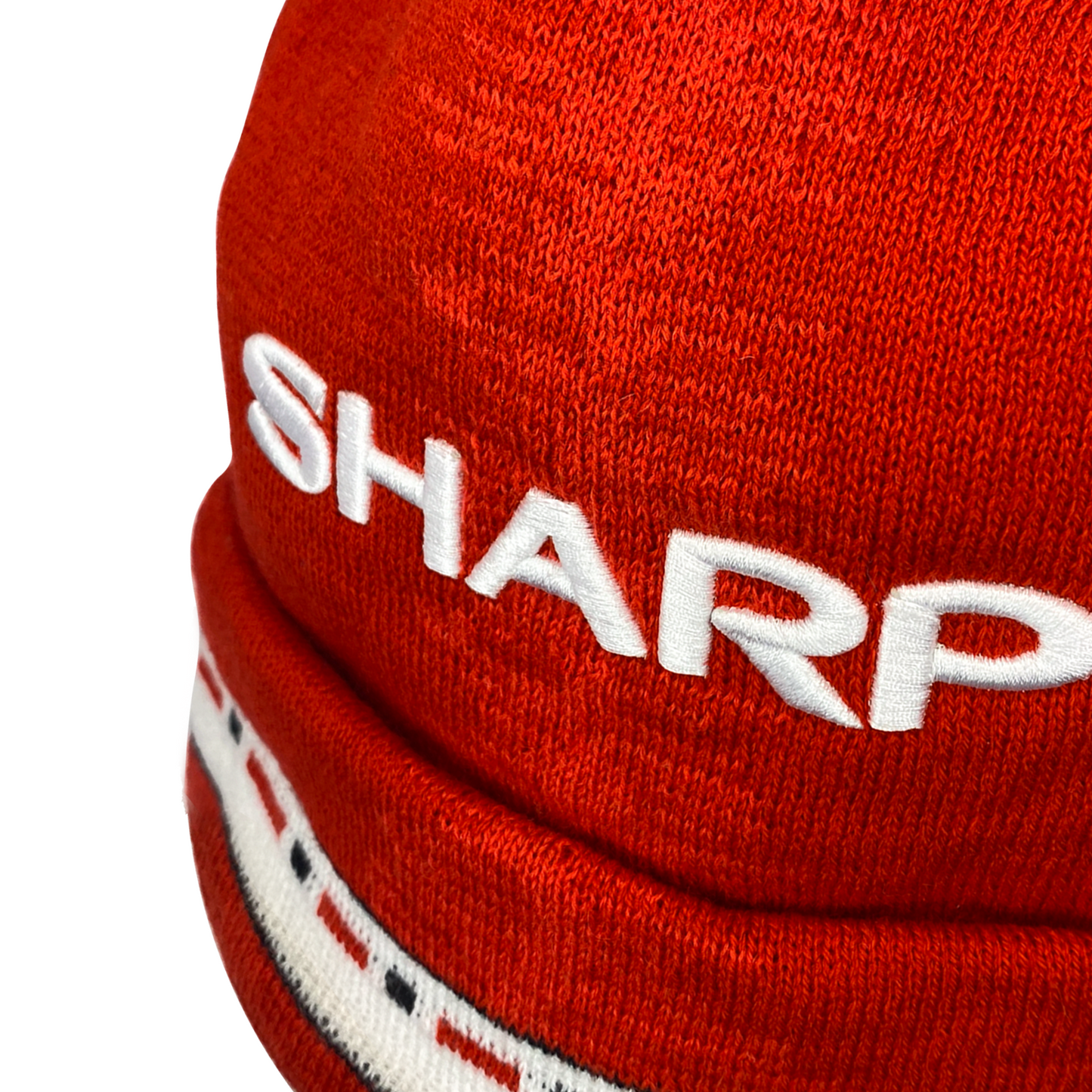 Retro Bobble Hat United 1990 Home Kit Colours - Red