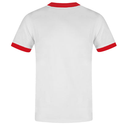 White V-Neck Manchester Crest