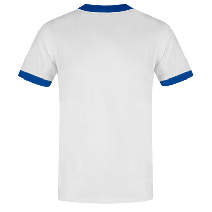 White Smiley V-Neck